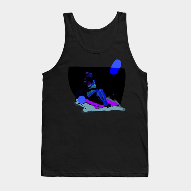 Moonbathing Tank Top by Life in two dimensions